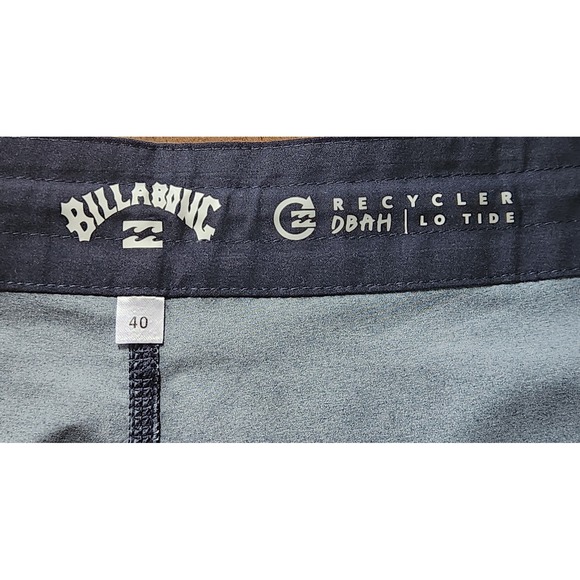 Billabong D Bah Lo Tide Board Shorts Men's Size 40‎ Recycler Swim Trunks Beach - Picture 9 of 14